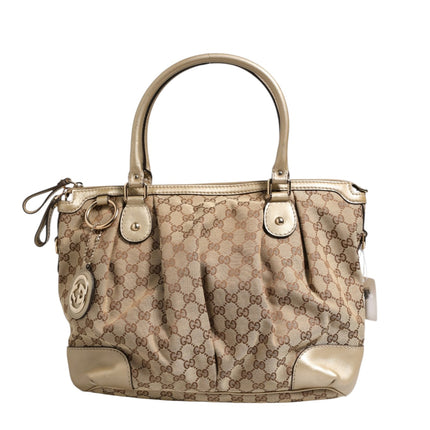 Gucci Canvas Sukey Satchel