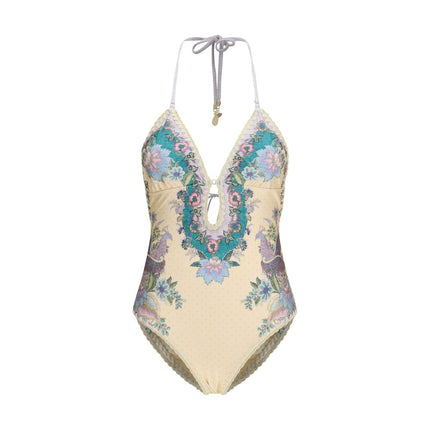 Zimmermann Beige Polyamide One-Piece Swimsuit