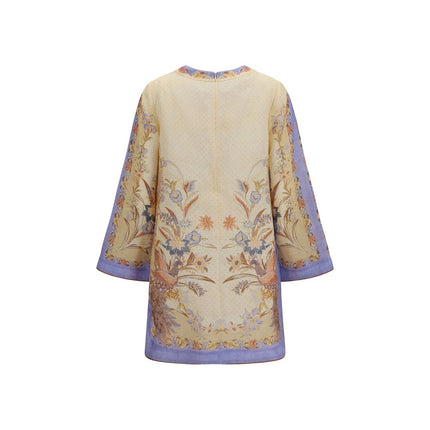Zimmermann Multicolor Linen Casual Dress