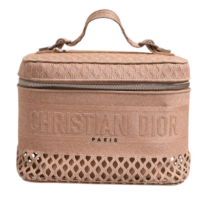 Christian Dior Mesh Embroidered Dior travel Vanity Case
