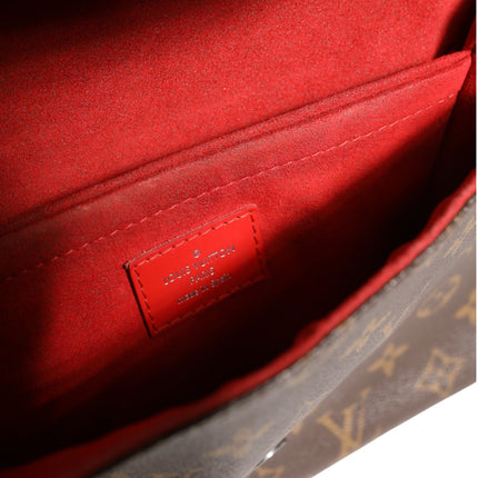 Louis Vuitton Saint Michel Monogram Epi Shoulder Bag Coquelicot