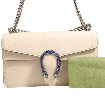 Gucci Dionysus White Leather Handbag
