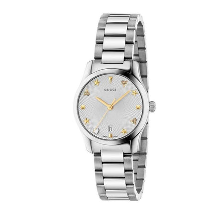 Gucci Gray Stainless Steel Dress Watch