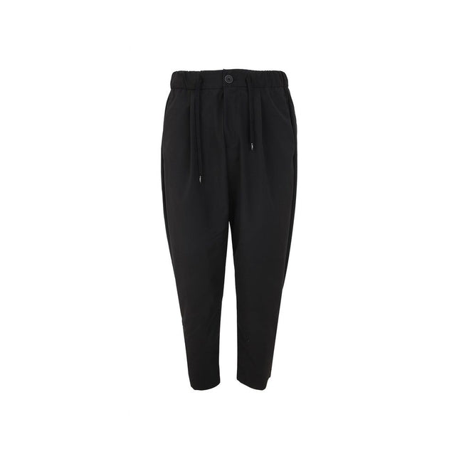 Herno Black Polyester Casual Pants