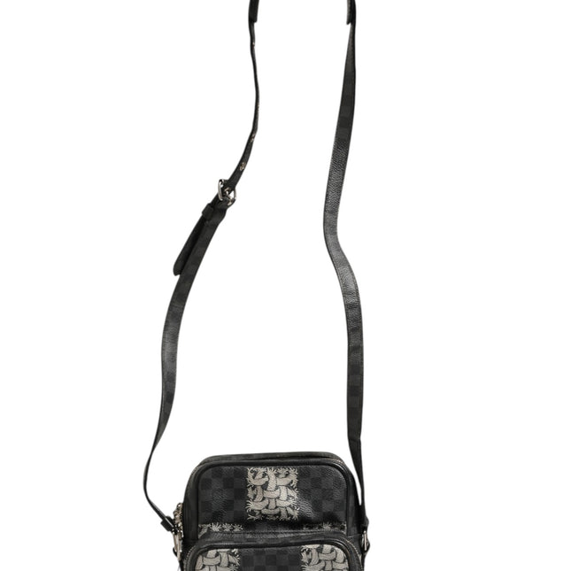 Louis Vuitton Black Damier Graphite Canvas Amazon Christopher Nemeth Shoulder Bag