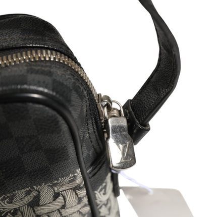 Louis Vuitton Black Damier Graphite Canvas Amazon Christopher Nemeth Shoulder Bag