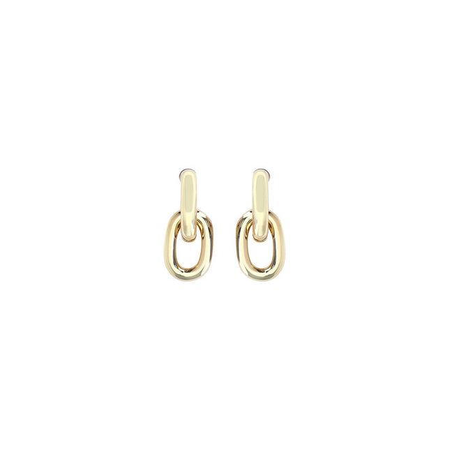 Rabanne Gold Resin Earrings