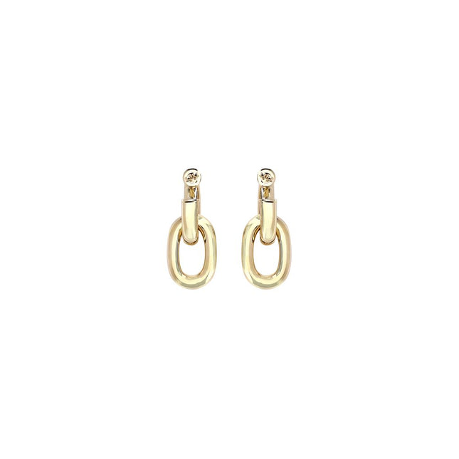 Rabanne Gold Resin Earrings
