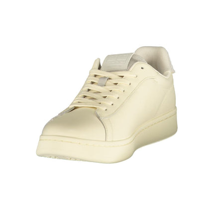 Tommy Hilfiger White Polyurethane Men's Sneaker