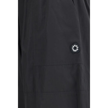 Kenzo Black Polyester Casual Pants