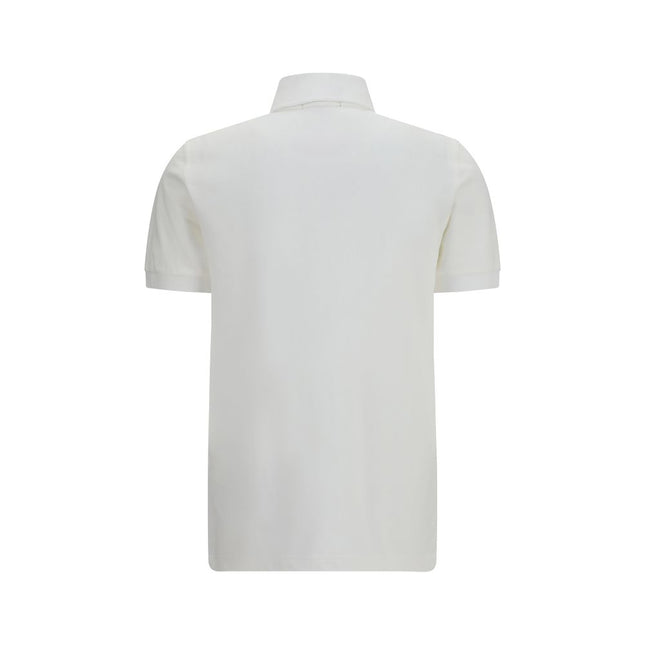 Fred Perry White Cotton Polo Shirt