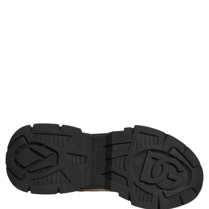 Dolce & Gabbana Multicolor Panelled Airmaster Sneakers Shoes