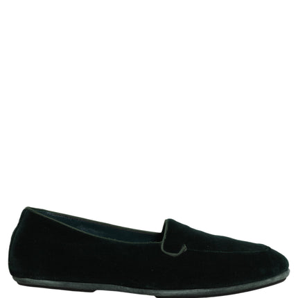 Dolce & Gabbana Green Velvet Slip On Men Flats Loafers Shoes