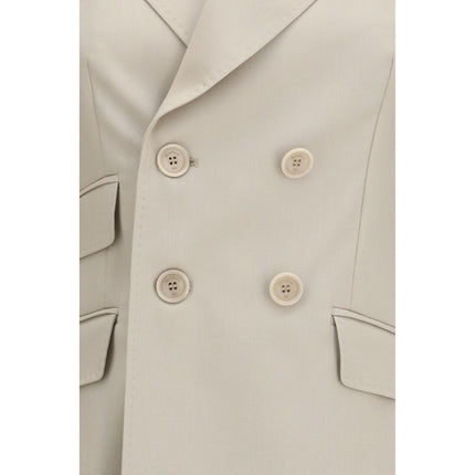 Max Mara Beige Wool Oves Aries Blazer