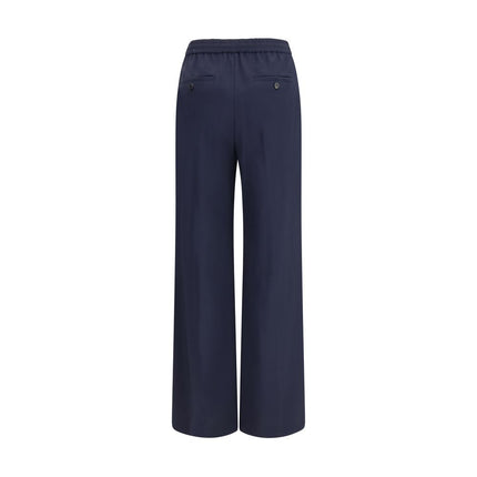Max Mara Blue Wool Oves Aries Casual Pants