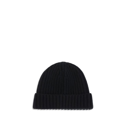 Prada Black Wool Oves Aries Beanie