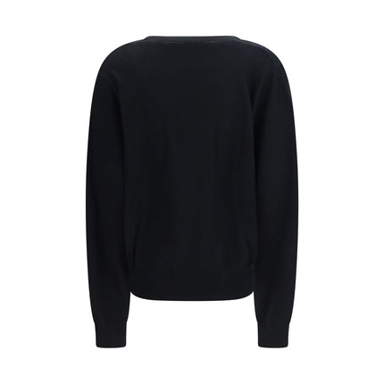 Extreme Cashmere Black Wool Oves Aries Sweatshirt