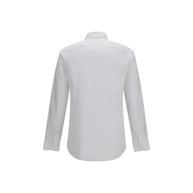 Hugo Boss Black White Cotton Dress Shirt
