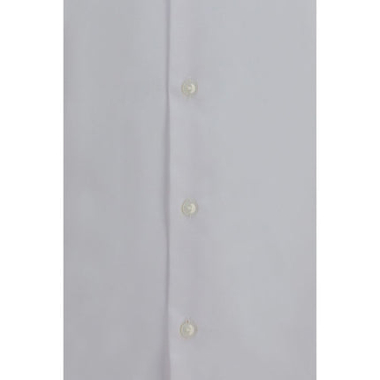Hugo Boss Black White Cotton Dress Shirt