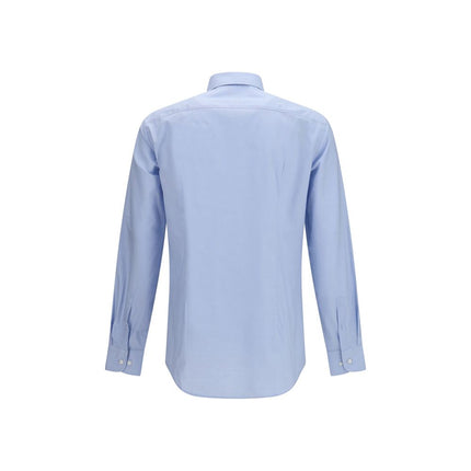 Hugo Boss Black Blue Cotton Dress Shirt