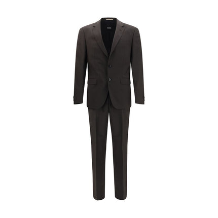Hugo Boss Black Gray Wool Oves Aries Two-Piece Suit