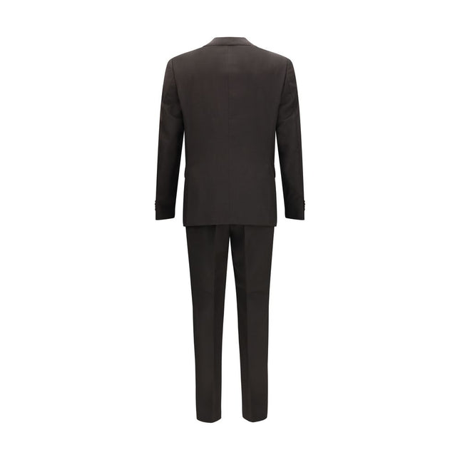 Hugo Boss Black Gray Wool Oves Aries Two-Piece Suit
