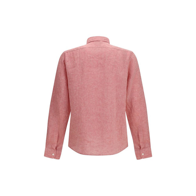 Hugo Boss Black Multicolor Linen Shirt