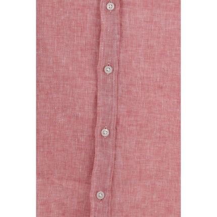 Hugo Boss Black Multicolor Linen Shirt