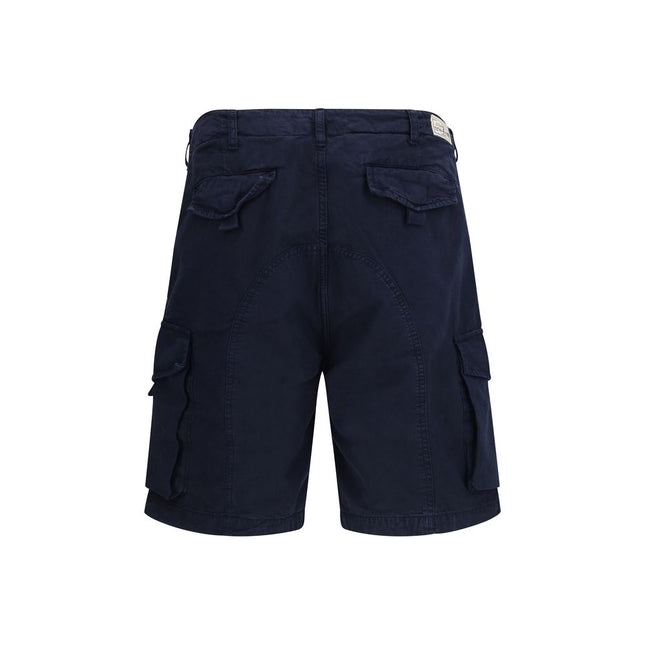 Sebago Blue Cotton Bermuda Shorts