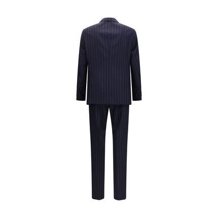 Hugo Boss Black Blue Wool Oves Aries Two-Piece Suit