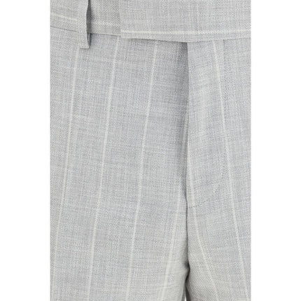 Hugo Boss Black Gray Cotton Two-Piece Suit