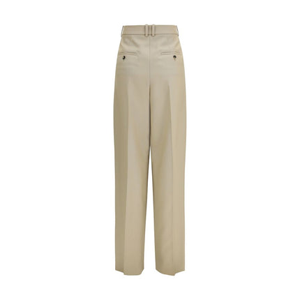 Saint Laurent Beige Wool Oves Aries Dress Pants