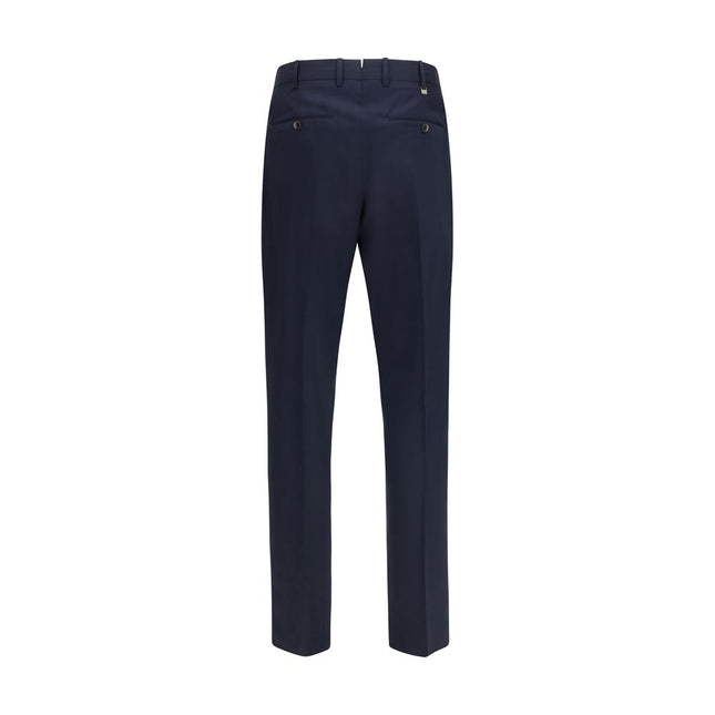 PT Torino Blue Wool Oves Aries Casual Pants