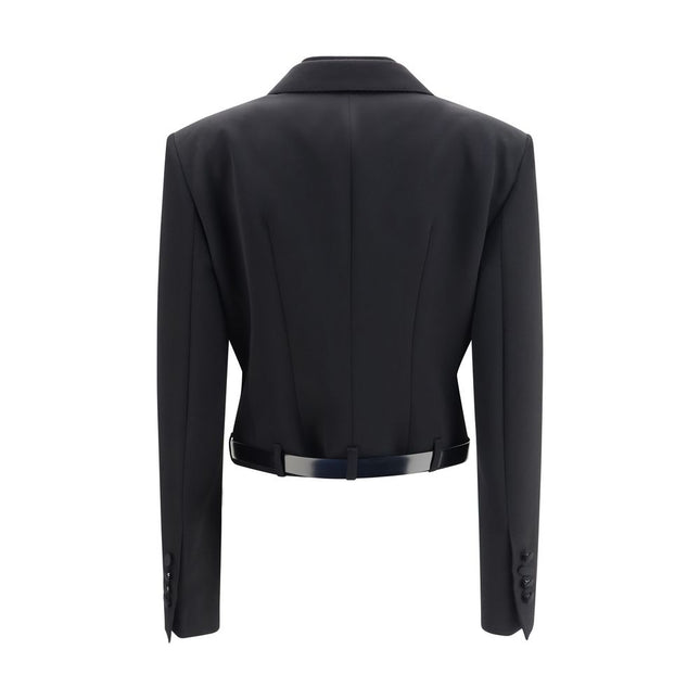 Dolce & Gabbana Black Wool Oves Aries Jacket