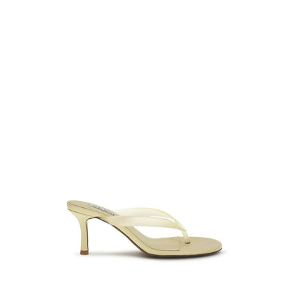 Senso Beige Rubber Stiletto Heel Sandals