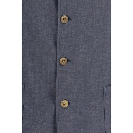 Finamore Gray Wool Oves Aries Jacket