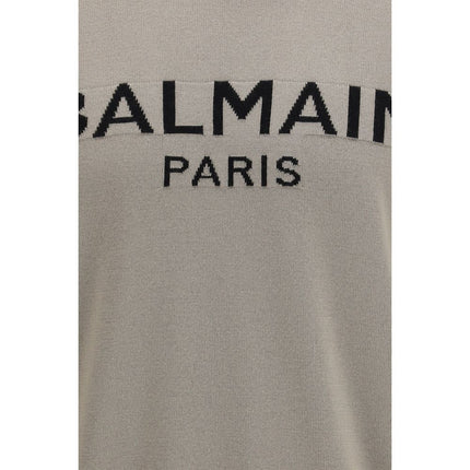 Balmain Bicolor Wool Oves Aries Sweatshirt