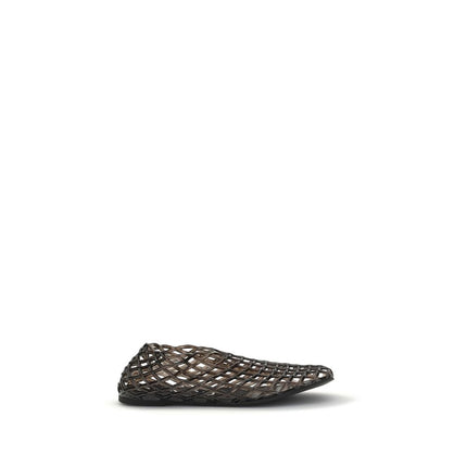 Senso Black Rubber Ballet Flats