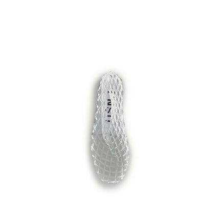 Senso White Rubber Ballet Flats