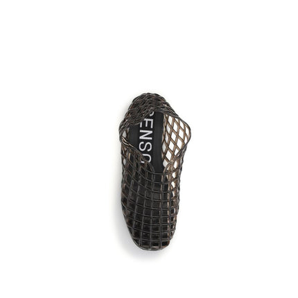 Senso Black Rubber Ballet Flats