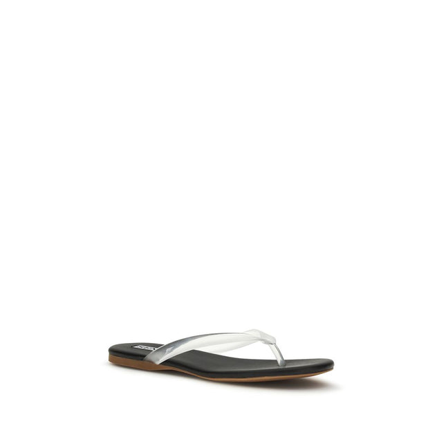 Senso Black Rubber Flip-Flop Sandals