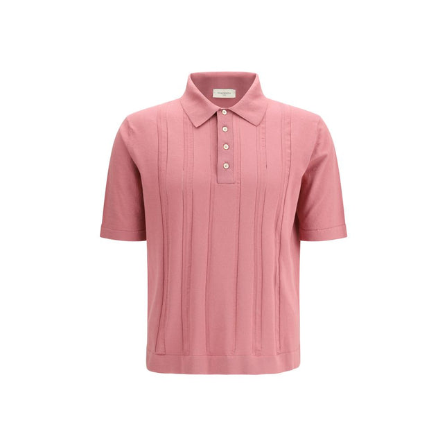 Piacenza Cashmere Multicolor Cotton Polo Shirt