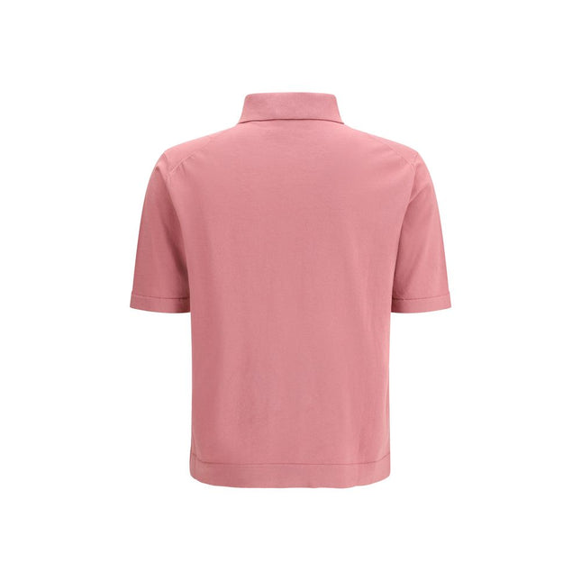 Piacenza Cashmere Multicolor Cotton Polo Shirt