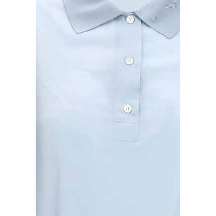 Jacob Cohen Blue Wool Oves Aries Shortsleeve Shirt