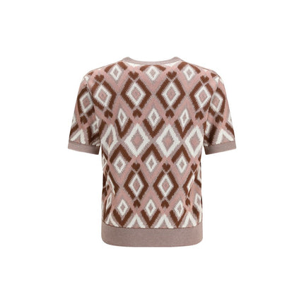 Piacenza Cashmere Multicolor Cotton Sweatshirt