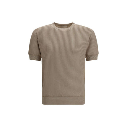 Piacenza Cashmere Beige Cotton Sweatshirt