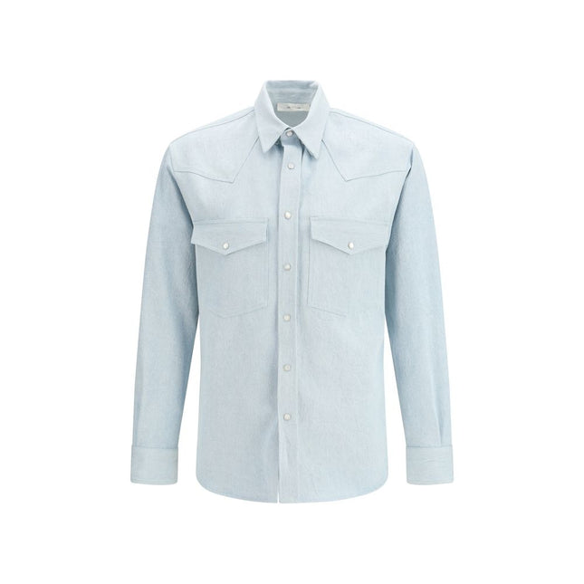 Umit Benan Blue Denim Shirt