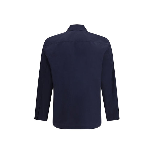 Umit Benan Blue Cotton Shirt