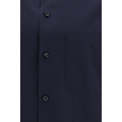 Umit Benan Blue Cotton Shirt