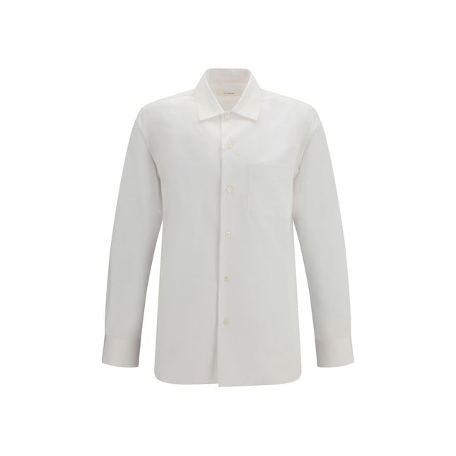 Umit Benan White Cotton Dress Shirt